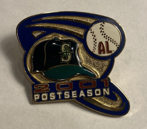 Seattle Mariners Lapel Pin American League 2001 AL Post Season | eBay