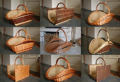 Kaminkorb Aus Korbgeflecht – 45x30x30 Cm, Mit Henkel, Für Kaminholz Oder Zeitungen