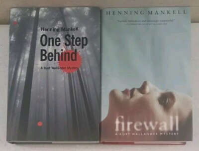 2 US 1st Edition HCDJs-Kurt Wallander Mystery Series-Henning Mankell