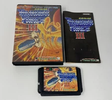 Thunder Force III 3 (Sega Mega Drive) CIB Complete Case & Manual - Japan Import