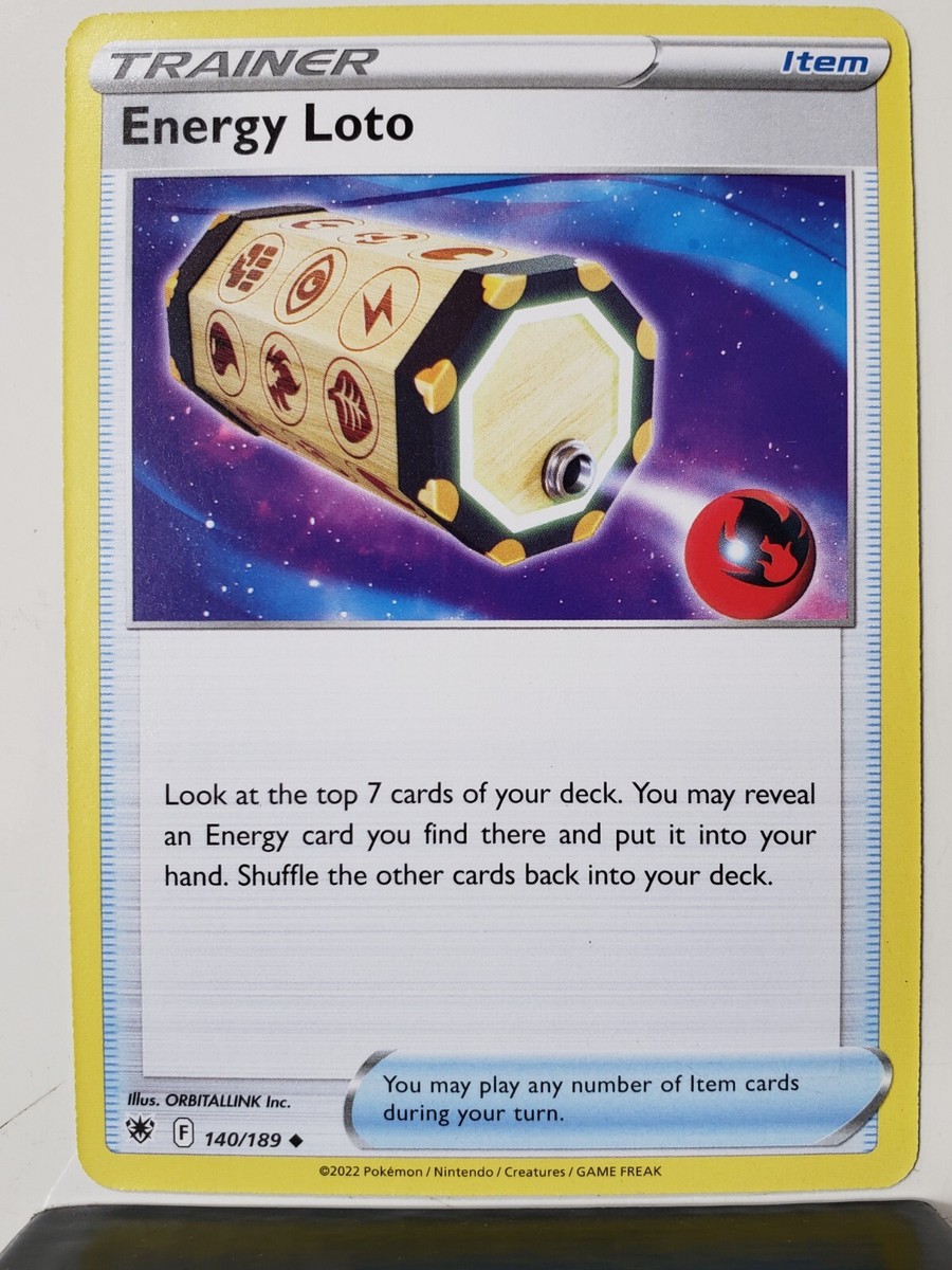 Energy Loto 140/189 NM / M - Astral Radiance Pokemon Card - $2 Flat Shipping Energy Loto 140/189 NM / M - Astral Radiance Pokemon Card - $2 Flat Shipping