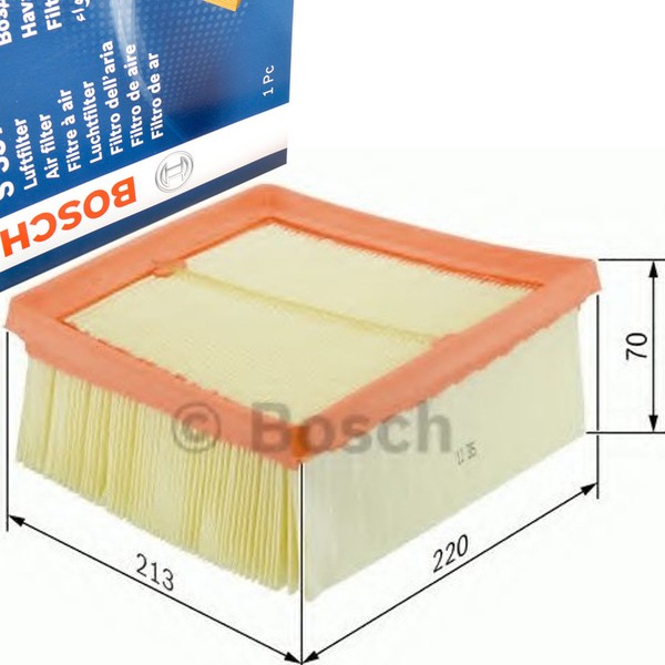 Bosch 1457433575 Luftfilter FüR Seat Cordoba Ibiza SC Skoda Fabia Praktik-image