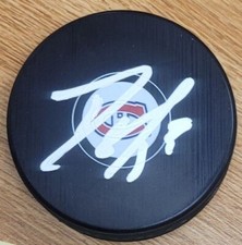 Autographed DAVID SAVARD  Montreal Canadiens  Hockey  Puck w/COA