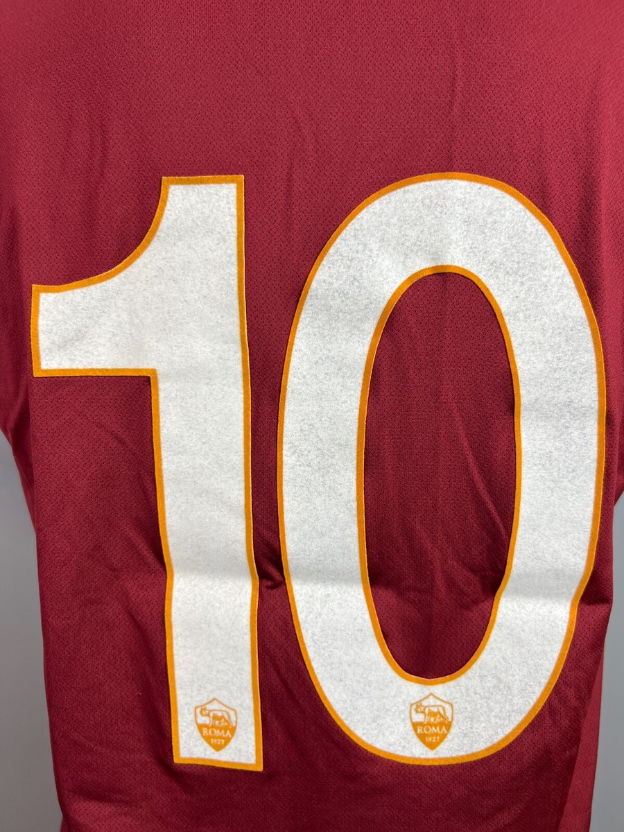 Francesco Totti Match Worn AS Roma Seria A Shirt 2013 - Golden Soccer