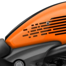 BLOQ KAWASAKI VULCAN S (2015-) Motorcycle Tank Grips PREMIUM - CLEAR