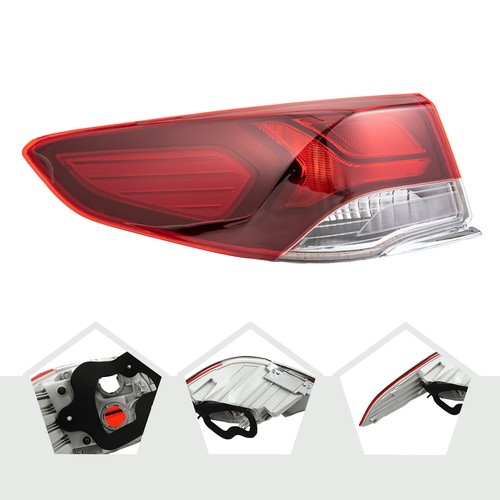 Halogen Left Tail Light Outer Brake Tail Lamp For 2018 2019 Hyundai Sonata Sedan
