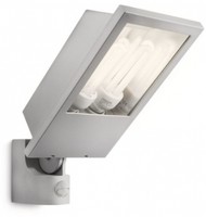 Philips Mygarden Botanic Outdoor Floodlight Grey (includes 2 X 23 Watts E27 Philips Mygarden Botanic Outdoor Floodlight Grey (includes 2 X 23 Watts E27
