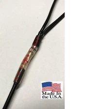 3-Way Heat Shrink Butt Connectors Red Sealed 18-22 AWG (10-pkg) USA Made