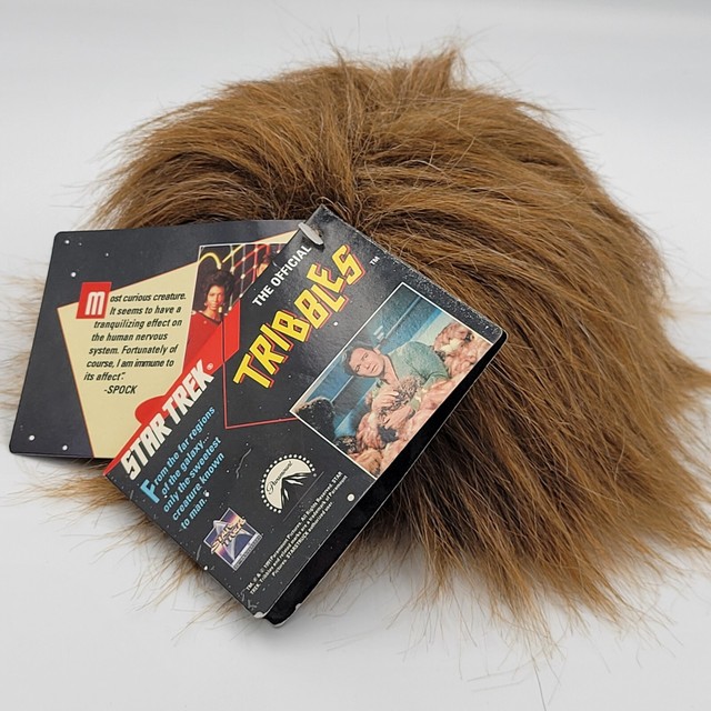 Star Trek Tribbles Toy White 1991 25th Anniversary Paramount Pictures 6