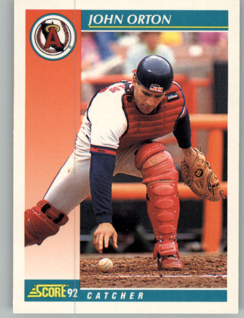 1992 Score #712 John Orton NM-MT Angels 