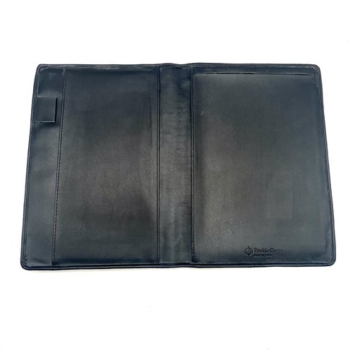 Franklin Covey Black Faux Leather Classic Notepad Cover Padfolio - Picture 2 of 8