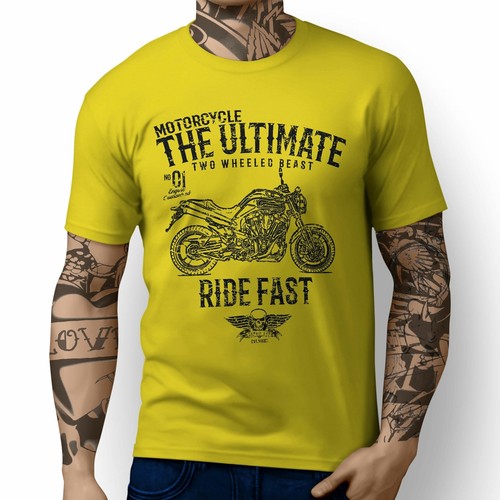 JL* Ultimate Illustration For A Yamaha MT-01 Motorbike Fan T-shirt - Picture 4 of 24