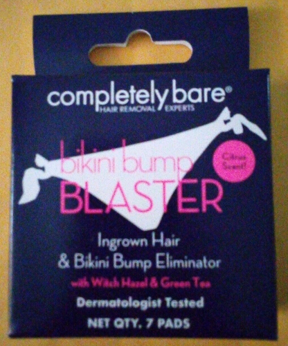 Completely Bare Bikini Bump Blaster Ingrown Hair & Bikini Bump Eliminator 7 Pads