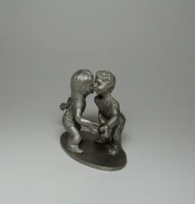 Couple Dancing And Kissing 1979 Spoontiques Pewter Miniature D204