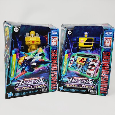 Transformers Generations Legacy Evolution Voyager Class Metalhawk & Twincast Lot