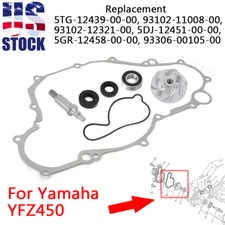 For Yamaha 2003-13 YZ450F YZ 450F Billet Water Pump Impeller Gear Shaft Seal Kit