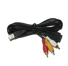 NEW JVC KS-U30 iPod / iPhone Audio and Video USB Connection Cable, AUTHENTIC JVC