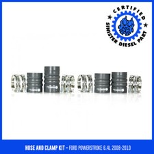 Hose Clamp Kit Sinister Diesel For Ford Power Stroke 2008-10 6.4l Hose Clamp Kit Sinister Diesel For Ford Power Stroke 2008-10 6.4l