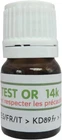 1 bottle for reagent tester tester for gold 14 carat 585/1000 14k kd89