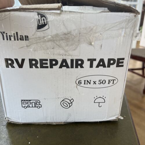 RV Roof Sealant Tape 6 Inch X 50 Feet White Roof Patch for Camper Roof Repair - Picture 2 of 5