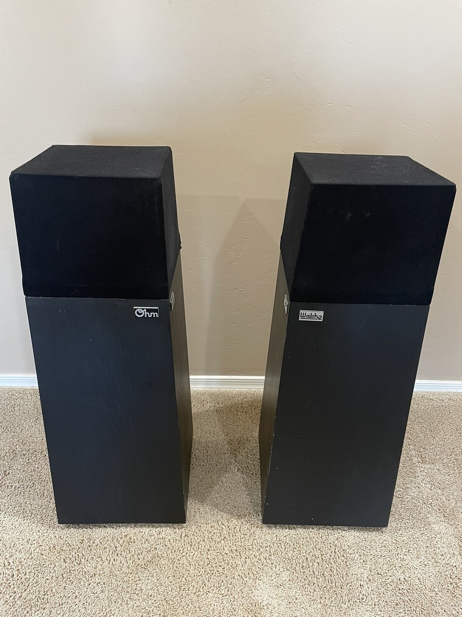 Speaker Upgrade Ohm Walsh Speakers For Sale Walsh Speakers Pair Of