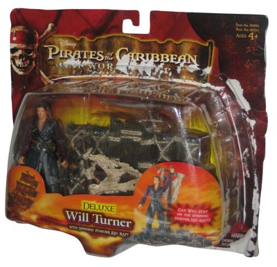 Pirates of The Carribean 3 Will Turner (2007) Zizzle Figure w/ Spinning Powder K