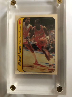 激レア 1986 FLEER MICHAEL JORDAN RC #8 貴重 激レア 1986 FLEER MICHAEL JORDAN RC #8 貴重 1986 Fleer