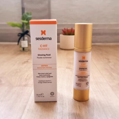 Sesderma C-VIT Radiance Glowing Fluid Antiox Booster System 50ml 1.76oz #dkus