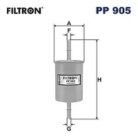 Filtron PP905 Kraftstofffilter FüR VW Audi Seat Skoda Fiat Peugeot Opel CitroËN