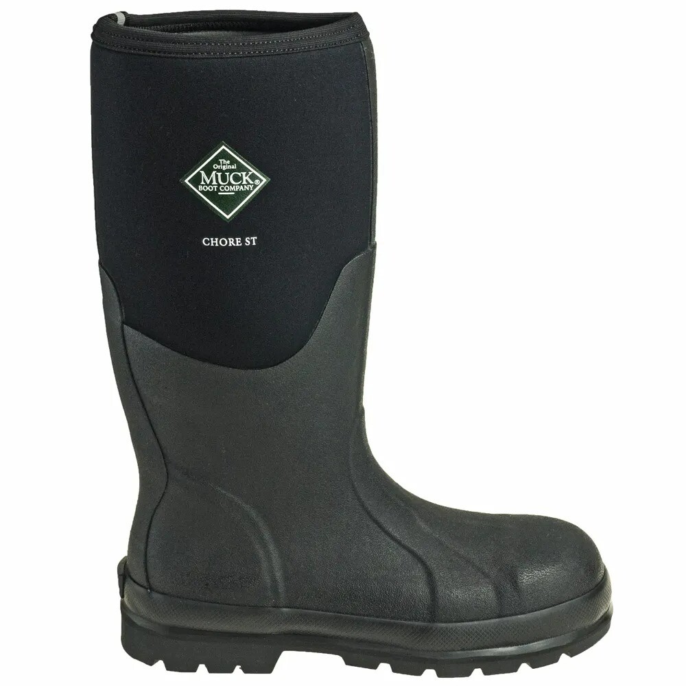 MUCK BOOT COMPANY Men's Chore Hi Steel Toe Light Waterproof Rubber Work Boots eBay