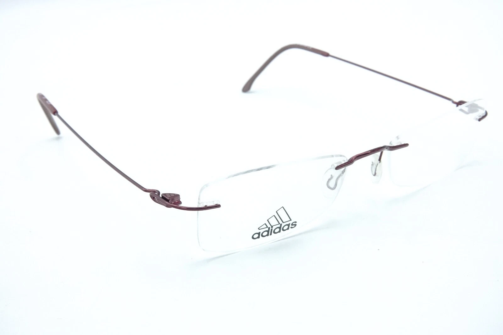 Adidas Rimless Eyeglasses Frames Red A778 6067 50 18 145 Store Display