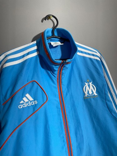 Adidas Marseille Olympique 2012/2013 Azul Chaqueta de Pista Talla L - Imagen 3 de 14