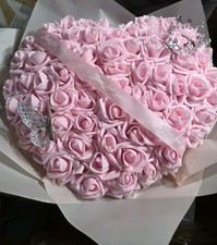 XL Flower Heart Shape-Eternal Bouquet Roses Gift For Any Occasion
