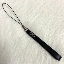 Ferragamo Women Vintage Accessories Gancini Strap Leather Black Limited Edition