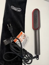TYMO Heated Hair Straightening Brush Comb w/ Pouch – Used
