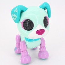Spin Master Zoomer Zuppies Interactive Puppy Green Pink Electronic Toy