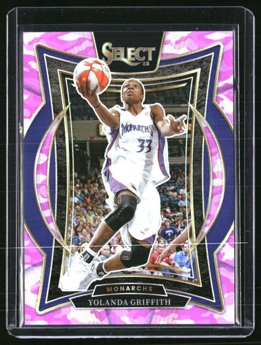 2025 Panini Select WNBA Basketball Pink Camo Yolanda Griffith #54