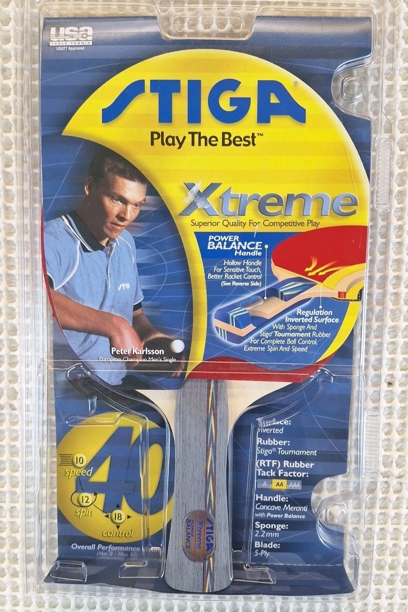 NEU Stiga Xtreme Power Balance Tischtennis Paddel #T0060