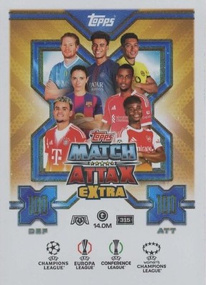 Match Attax Champions League 2025-26 Extra 315 Title Card