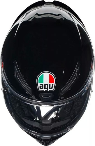CASCO MOTO AGV INTEGRALE K1 S E2206 Nero Lucido - Foto 2 di 5
