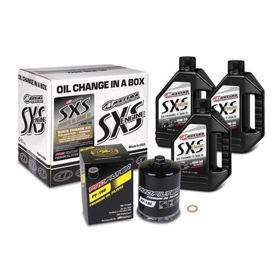 Maxima SxS Synthetic 5W-40 Oil Change Kit Polaris RZR 4 900 2015-2017 90-219013