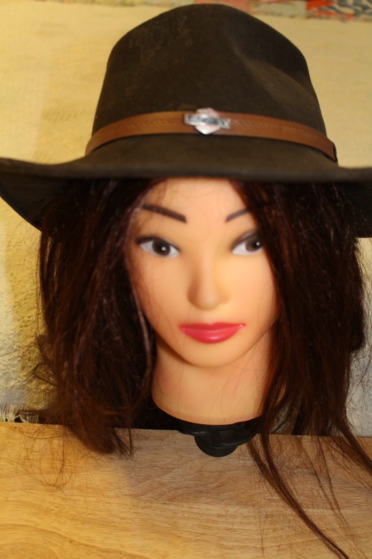 lite felt country gentleman hat Harley Davidson band, packable, water repellant