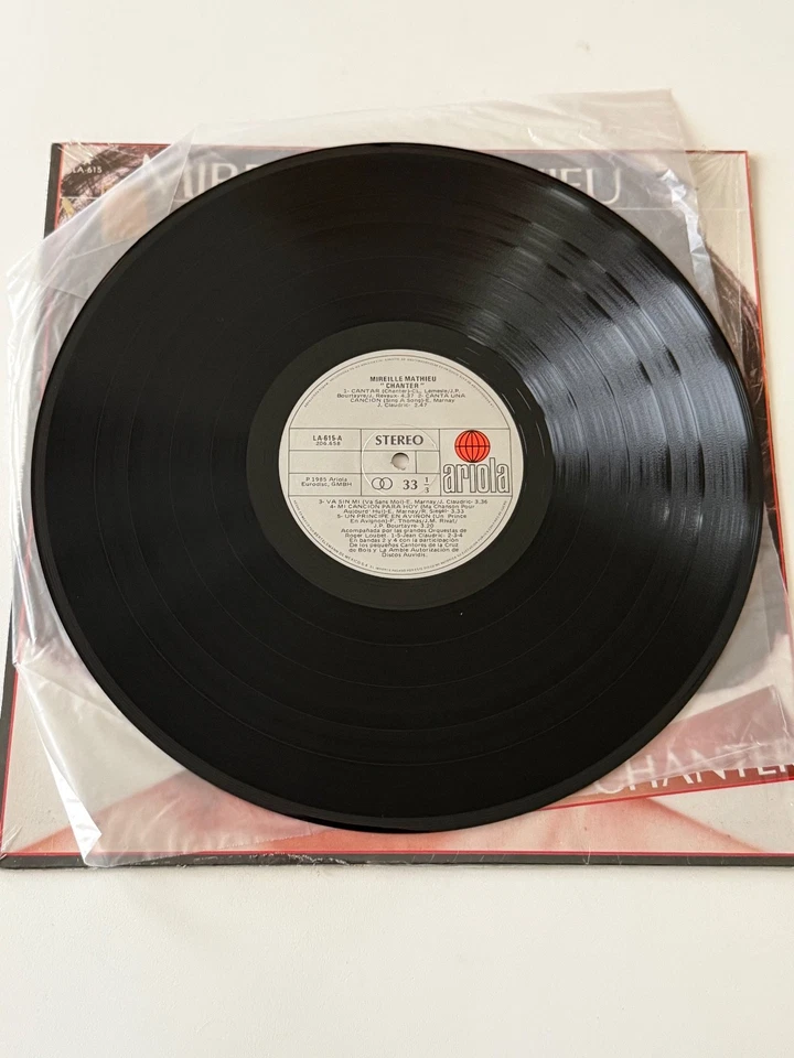 Mireille Mathieu Chanter LP Ariola Records LA-615 Shrink EX Clean Import Mexico - Image 4 of 4