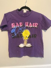 Rare VTG Looney Tunes Tweety Bird T Shirt 90s Toddler Kids S/M