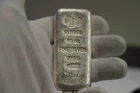 Suisse Pamp Poured 10 oz .999 Fine Silver Bar 10 Troy Oz. CO39872