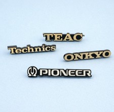 Original Pioneer, Onkyo, Teac, Technics Emblem Logo Sammlung 