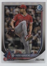 2025 Bowman Chrome Refractor 203/499 Yusei Kikuchi #5 06l3