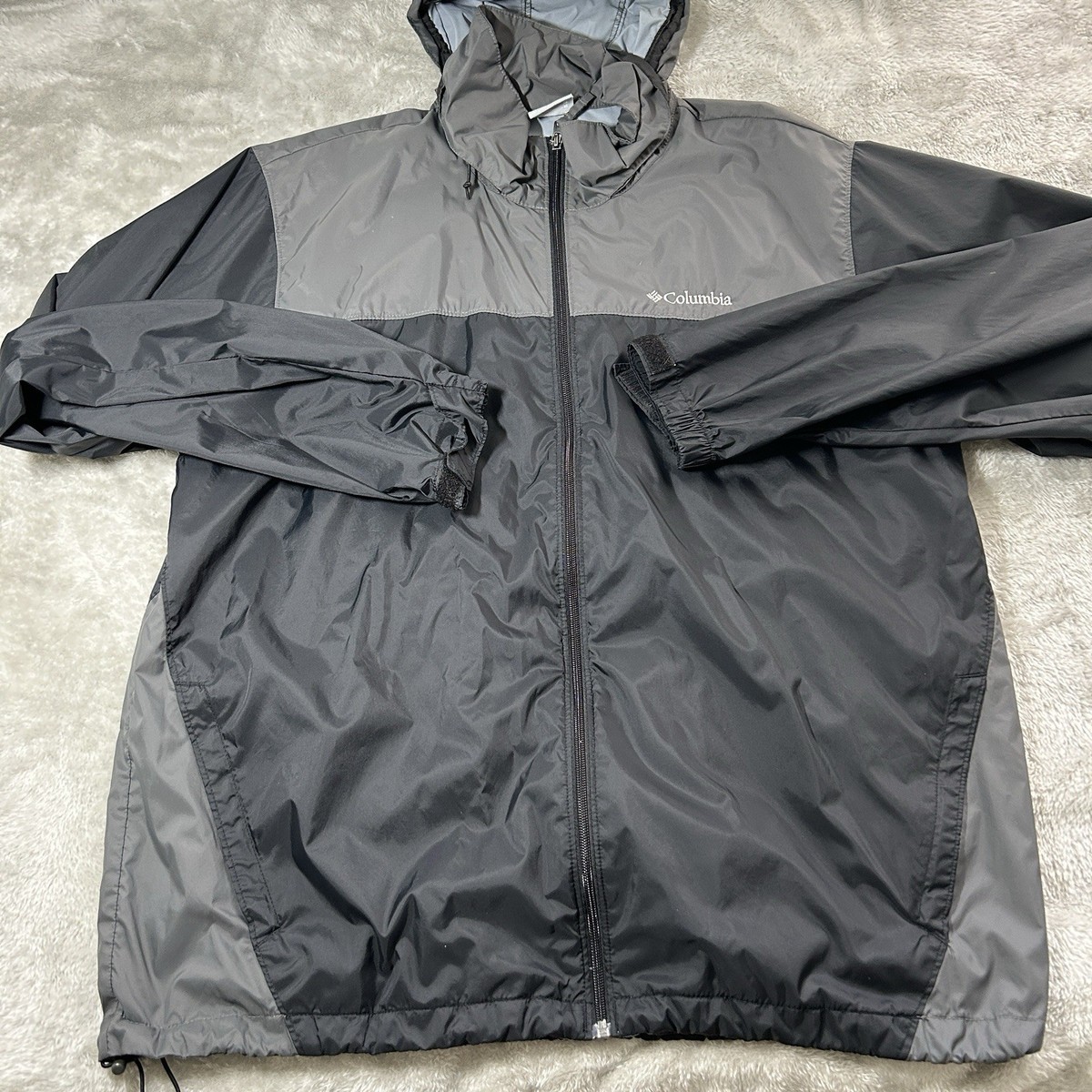 Columbia Nylon Jacket Full Zip Coat RN 69724 Men's Size XL Folding