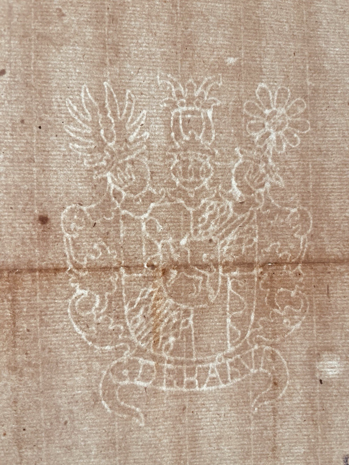 Beige Script Paper 1687 Holstein Church Visitation Manuscript Krempe Pastors Danish ...