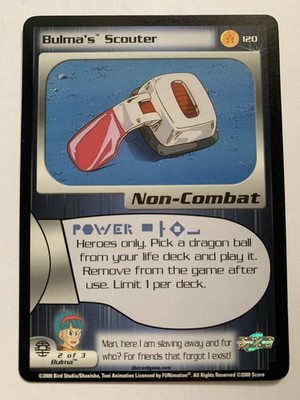 DBZ CCG Bulma s Scouter Unlimited Frieza Saga DBZ SCORE